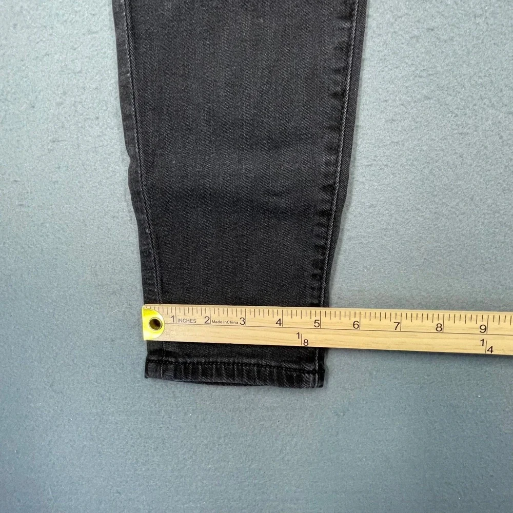 Joe's Jeans Black Faded High Rise Skinny Ankle Jeans Women Size 31